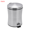 5L Uso en Oficina y Cocina Contenedores de Basura Género Cubo de Basura Bote de Basura Cubo Interior de baño doméstico de Acero Inoxidable Contenedor de Basura con Pedal de Paso para 