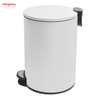 Bote de basura para baño de 20L, cubo de basura de estilo moderno de Metal, cubo de basura de cocina, cubos de basura para el hogar, cubo de basura con pedal con recubrimiento en polvo 
