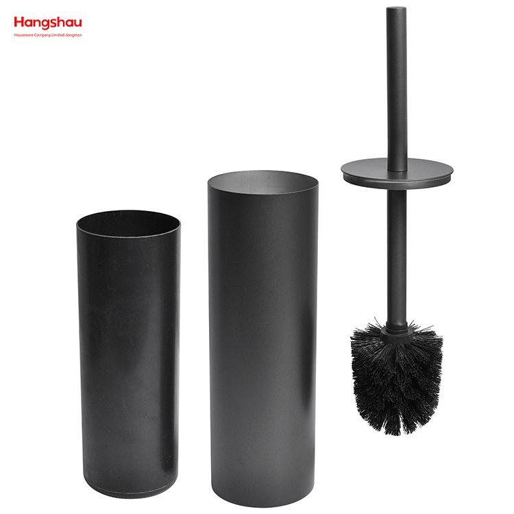 Cepillado Y Laca Gris Grafito Pulverización Hogar Baño Acero Inoxidable 304# Portaescobillas De Inodoro Mate Portaescobillas De Limpieza Wc Portaescobillas Limpias
