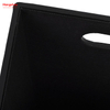 Bin de basura superior abierta de 16l cuadrado con capa de cuero