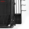 Plato de plato de tres niveles de tres niveles plato de lavabo gabinete de almacenamiento gabinete de plato de pie de cocina almacenamiento de utensilios de cocina