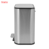 Bote de basura doble de gran capacidad para hotel de 5l, cubo de basura de acero inoxidable, cubo de basura con pedal de metal impreso personalizado