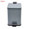 Bote de basura para baño cuadrado de 5L, cubo de basura de estilo moderno, cubo de basura con recubrimiento en polvo de metal, cubo de basura con Pedal para el hogar, cubos de basura para cubo de basura interior 