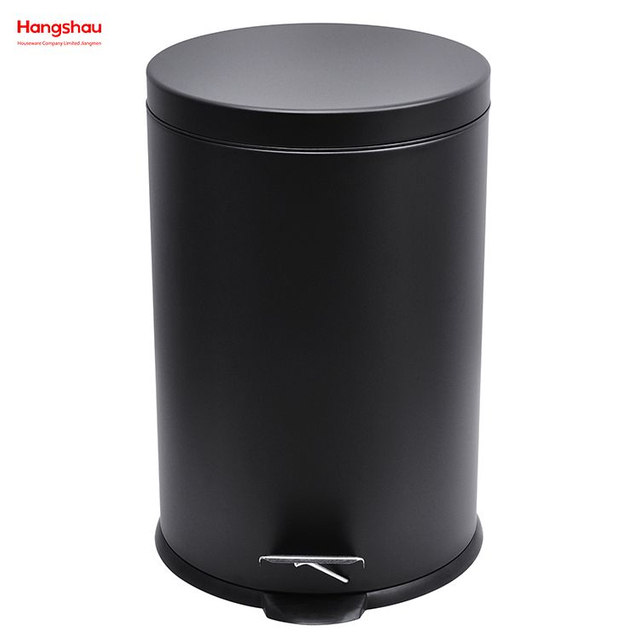 Contenedores de basura domésticos de 20L para bote de basura interior, cubo de basura con Pedal con recubrimiento en polvo, bote de basura para baño, cubo de basura de estilo moderno de Metal, bote de basura de cocina 