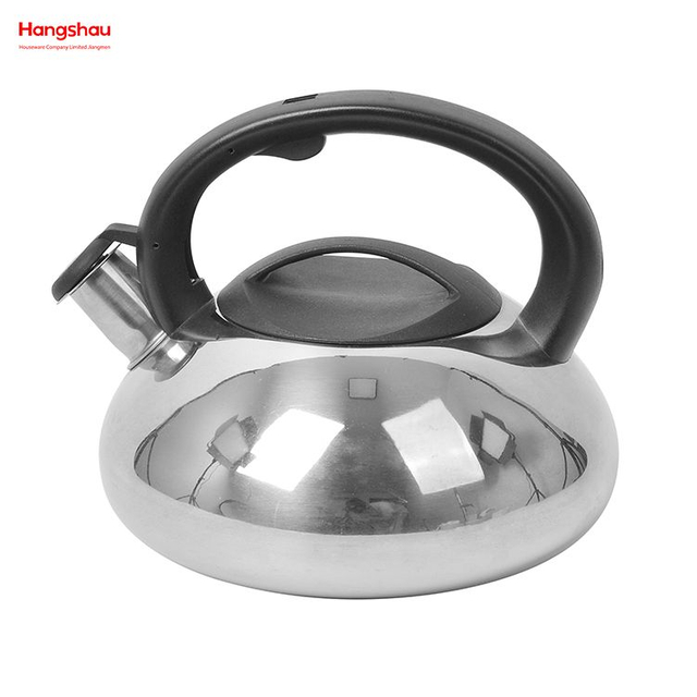 Tetera de acero inoxidable para pulir, tetera con silbido para pintar el hogar, tetera de agua caliente 