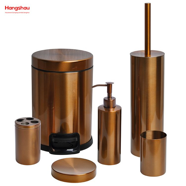 Dispensador de jabón familiar de lujo, soporte para cepillo de dientes, jabonera, soporte para cepillo de baño, accesorios de baño de cerámica, juego de lujo, acero inoxidable cepillado y laca de bronce