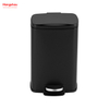 Cubo de basura de acero inoxidable de 30L para cocina, cubo de basura para oficina, Pedal de pie de cierre silencioso Rectangular colorido personalizado 