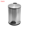 Bote de basura de metal para baño con diseño de patente de 7L Contenedor de basura de cocina de alimentos de acero inoxidable de alta calidad con pedal Bote de basura Contenedores de polvo Contenedor de basura con pedal para el hogar para bote de basura interior Pedal 