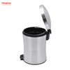 5L Uso en Oficina y Cocina Contenedores de Basura Género Cubo de Basura Bote de Basura Cubo Interior de baño doméstico de Acero Inoxidable Contenedor de Basura con Pedal de Paso para 