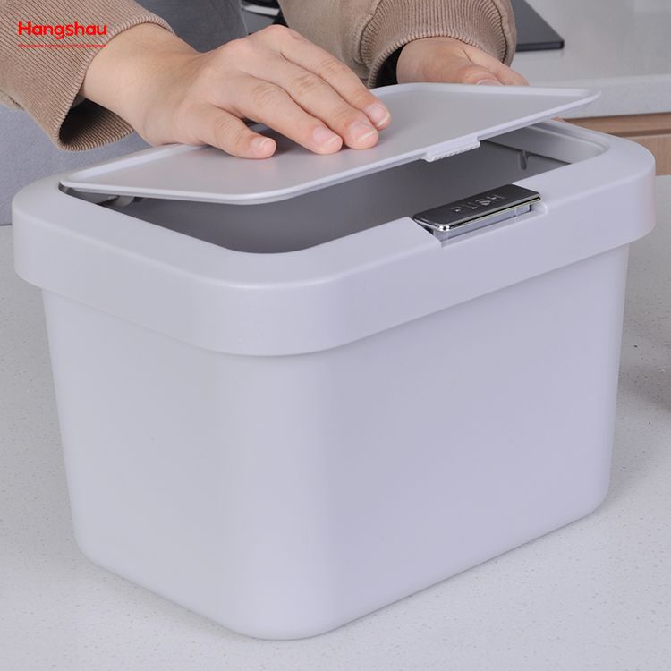 Cubo de basura de escritorio para el hogar, botes de basura de plástico de 5L, Mini papelera para escritorio para almacenamiento y cocina