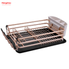  Estante para platos de plástico y secado de metal y aluminio, estante para platos de aleación sobre fregadero, organizador, soporte de cocina, estante para platos, estante para platos para encimera, portavasos 