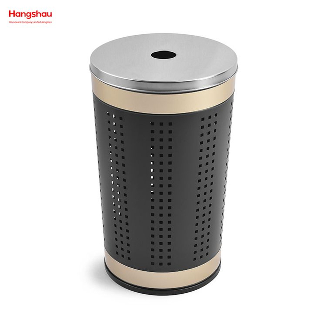 Cesta de lavandería de Metal con tapa, almacenamiento de lavado, cesta de ropa sucia, cesta de almacenamiento grande para el hogar, cesto para la colada 