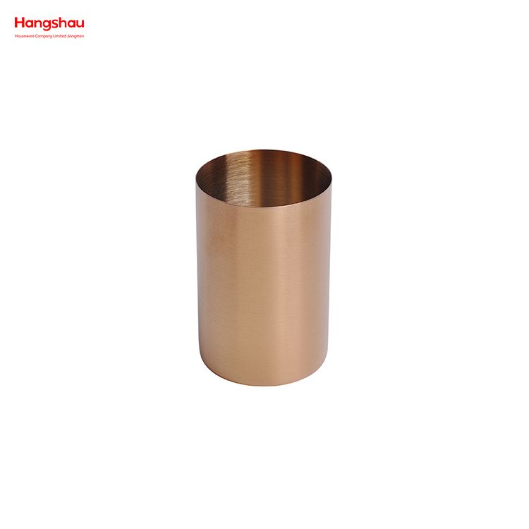 Accesorios de baño de oro rosa cepillado y electrónico Juego de lujo Dispensador de jabón familiar de lujo Soporte para cepillo de dientes Vaso Jabonera Soporte para cepillo de baño Cerámica 