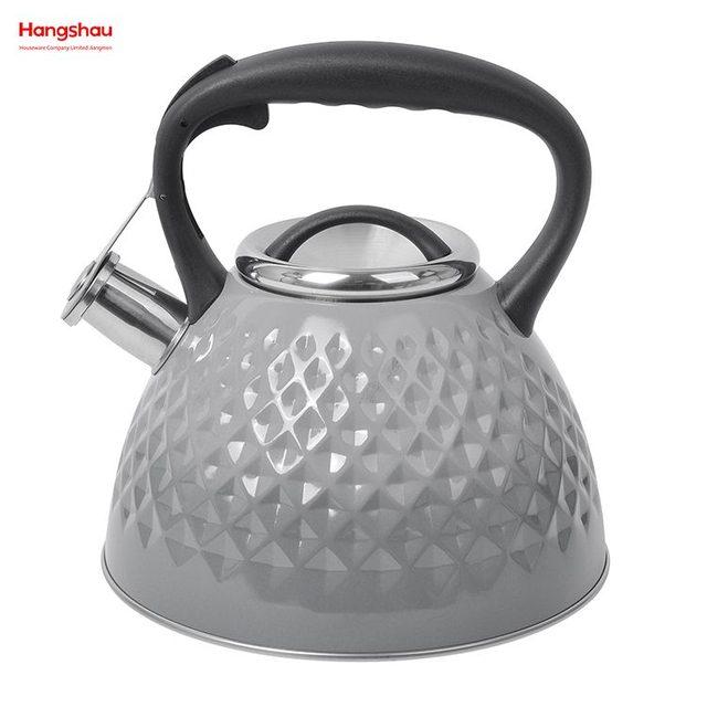 Venta al por mayor, estufa árabe personalizada para Camping, Hotel, vierte sobre la olla, agua caliente, café, tetera con silbido de acero inoxidable