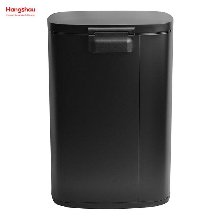 50L Vestíbulo de oficina Acero inoxidable para cocina Bote de basura Bote de basura Bote de basura Hoteles Cafetería Cubo de basura con pedal rectangular colorido personalizado Gran capacidad 