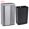 Cubo de basura automático con Sensor, cubo de basura de plástico de acero inoxidable, 20L, cubo de basura inteligente para cocina, cubos de basura de inducción 