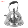 Hervidor de té con silbido de café, agua caliente, pulido, venta al por mayor, personalizado, árabe, Camping, Hotel, placa encimera, olla de acero inoxidable 
