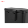 Cubo de basura de acero inoxidable de 30L para cocina, cubo de basura para oficina, Pedal de pie de cierre silencioso Rectangular colorido personalizado 