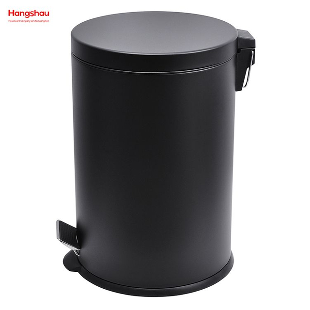 Contenedores de basura domésticos de 20L para bote de basura interior, cubo de basura con Pedal con recubrimiento en polvo, bote de basura para baño, cubo de basura de estilo moderno de Metal, bote de basura de cocina 