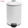 Bote de basura para baño de 20L, cubo de basura de estilo moderno de Metal, cubo de basura de cocina, cubos de basura para el hogar, cubo de basura con pedal con recubrimiento en polvo 