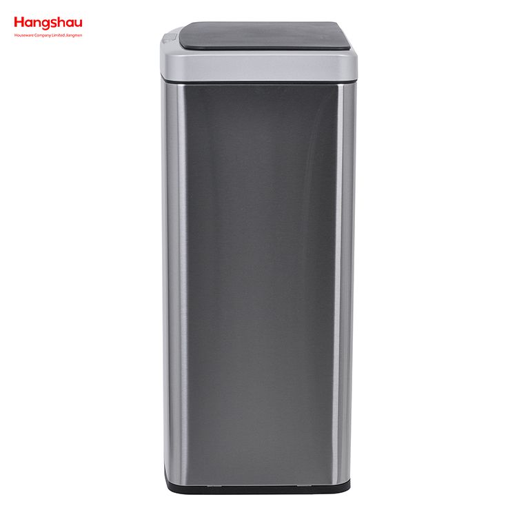 Cubo de basura automático con Sensor, cubo de basura de plástico de acero inoxidable, 20L, cubo de basura inteligente para cocina, cubos de basura de inducción 