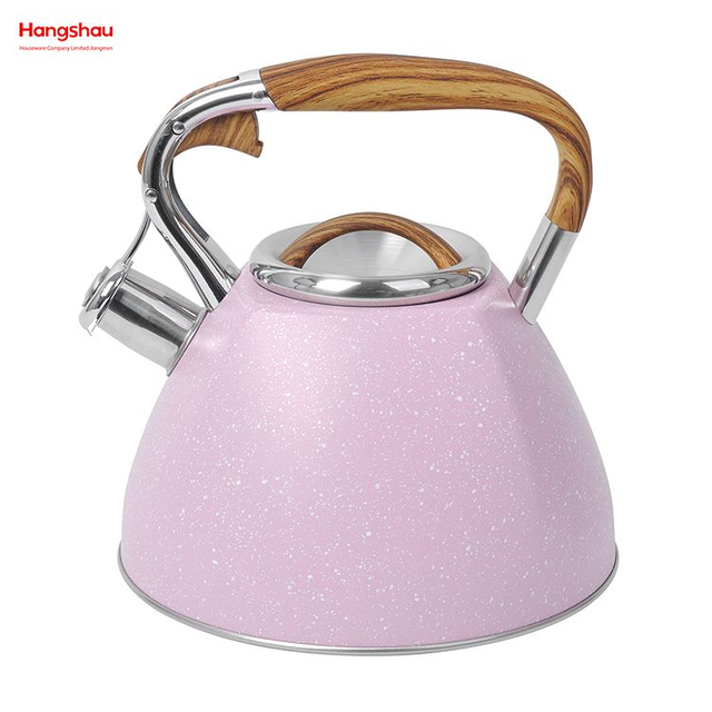 Agua, café, acero inoxidable, silbato, tetera, calefacción, hervidor de agua, venta al por mayor, personalizado, árabe, Camping, Hotel, estufa, tapa para verter sobre la olla 