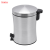 5L Uso en Oficina y Cocina Contenedores de Basura Género Cubo de Basura Bote de Basura Cubo Interior de baño doméstico de Acero Inoxidable Contenedor de Basura con Pedal de Paso para 