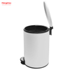 Bote de basura para baño de 20L, cubo de basura de estilo moderno de Metal, cubo de basura de cocina, cubos de basura para el hogar, cubo de basura con pedal con recubrimiento en polvo 
