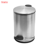 Bote de basura de metal para baño con diseño de patente de 7L Contenedor de basura de cocina de alimentos de acero inoxidable de alta calidad con pedal Bote de basura Contenedores de polvo Contenedor de basura con pedal para el hogar para bote de basura interior Pedal 