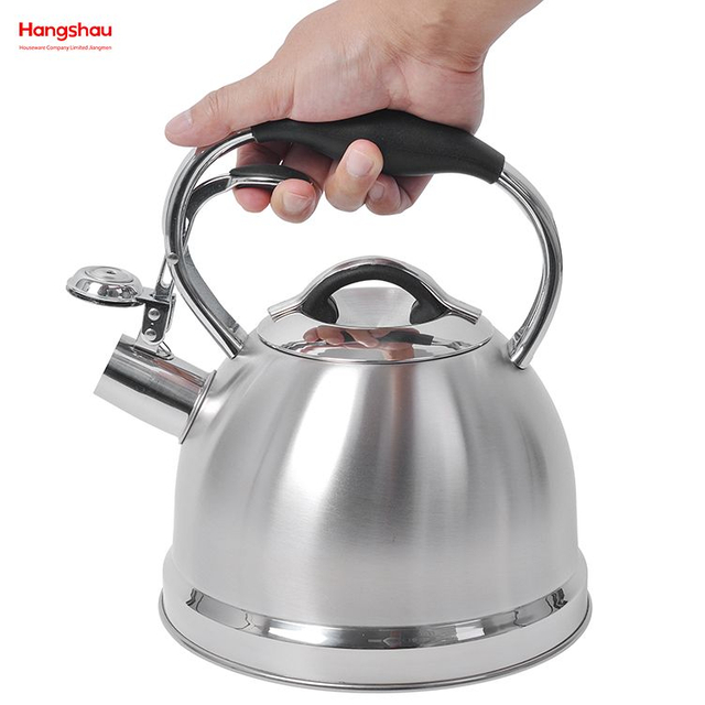 Tetera con silbido de acero inoxidable, venta al por mayor, estufa árabe personalizada para Camping, Hotel, vierte sobre la olla, agua caliente y café 