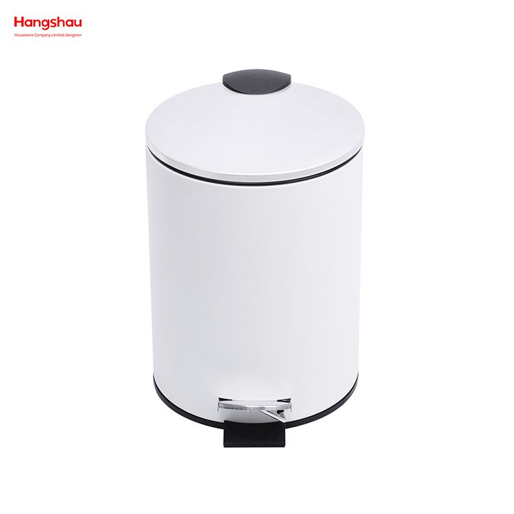 Bote de Basura con Pedal de Oficina de 3L para Bote de Basura Interior Bote de Basura pequeño Dormitorio Hogar Pedal de plástico Contenedores de Polvo Baño Bote de Basura Simple 