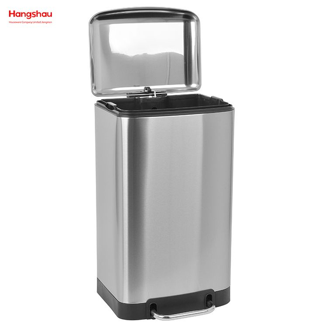 Bote de basura comercial avanzado para cocina y hotel con capacidad de 30 litros