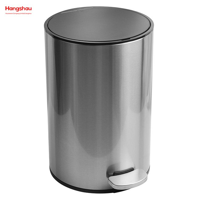 Cubo de basura con Pedal para el hogar, 10L, con Pedal, para uso en oficina y cocina, cubo de basura