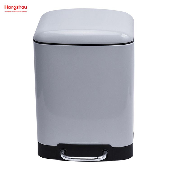 Contenedor de basura pequeño de Metal de 6L, contenedor de basura para baños, cocinas, oficinas en el hogar