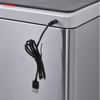 Cubo de basura automático con Sensor, cubo de basura de plástico de acero inoxidable, 20L, cubo de basura inteligente para cocina, cubos de basura de inducción 