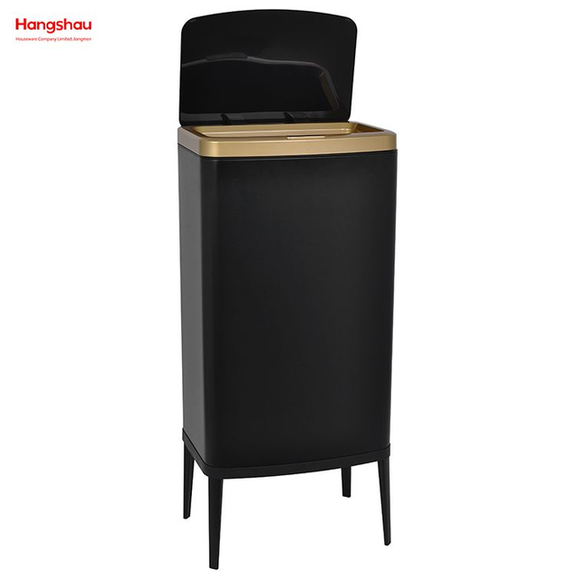 Cubo de basura automático con Sensor, cubo de basura de plástico, cubo de basura de cocina inteligente, cubos de basura de inducción