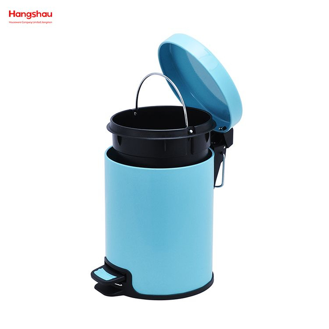 Cubo de basura con Pedal para el hogar, cubo de basura con Pedal para interior, cubo de basura para baño, 3L 