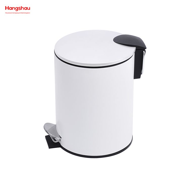 Bote de Basura con Pedal de Oficina de 3L para Bote de Basura Interior Bote de Basura pequeño Dormitorio Hogar Pedal de plástico Contenedores de Polvo Baño Bote de Basura Simple 