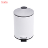 Bote De Basura Con Pedal Para Inodoro De 3L Para Bote De Basura Interior Oficina Bote De Basura Pequeño Dormitorio Hogar Pedal De Plástico Contenedores De Polvo Baño Bote De Basura Simple 