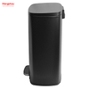 50L Vestíbulo de oficina Acero inoxidable para cocina Bote de basura Bote de basura Bote de basura Hoteles Cafetería Cubo de basura con pedal rectangular colorido personalizado Gran capacidad 
