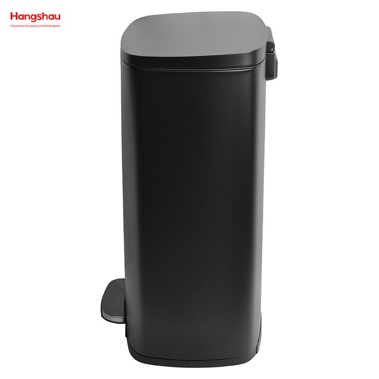 50L Vestíbulo de oficina Acero inoxidable para cocina Bote de basura Bote de basura Bote de basura Hoteles Cafetería Cubo de basura con pedal rectangular colorido personalizado Gran capacidad 