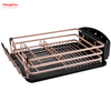  Estante para platos de plástico y secado de metal y aluminio, estante para platos de aleación sobre fregadero, organizador, soporte de cocina, estante para platos, estante para platos para encimera, portavasos 