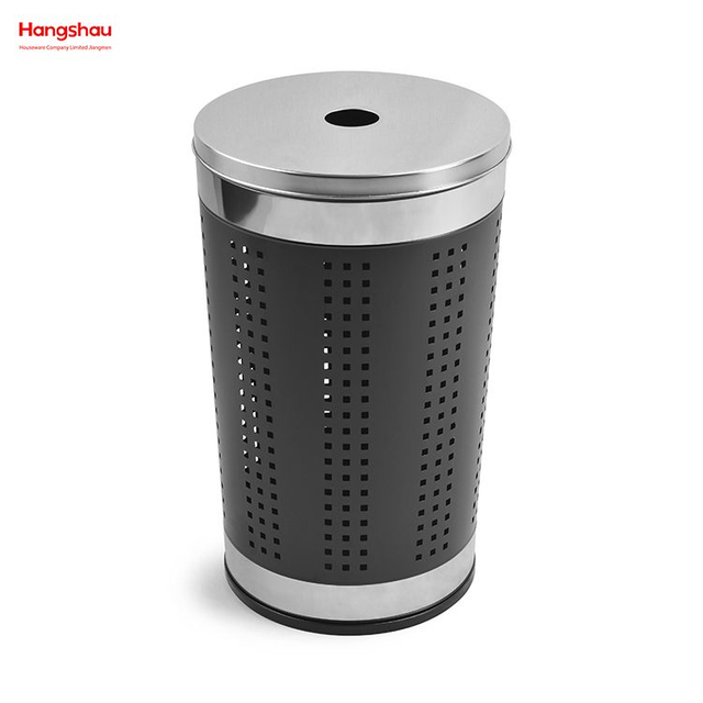Cesta de lavandería de Metal con tapa, cesta de almacenamiento para el hogar, cesto para la colada, almacenamiento de lavado, cesta grande para la colada de ropa sucia 