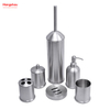 Accesorios de baño, conjunto de lujo, soporte para cepillo de baño, dispensador de jabón familiar de cerámica de lujo, soporte para cepillo de dientes, vaso, jabonera 