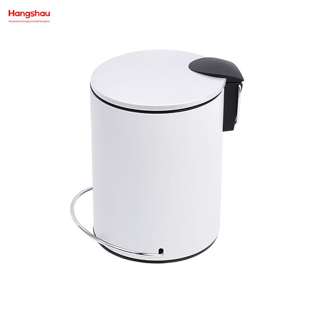 3L Baño Cubo De Basura Simple Bote De Basura Dormitorio Hogar Plástico Pedal Contenedores De Polvo Diseño De Patente Pedal Contenedor De Basura para Bote De Basura Interior Pequeño 