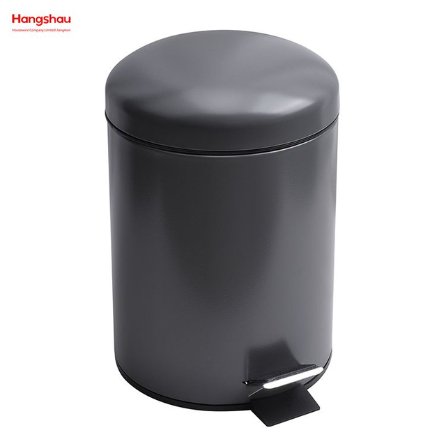 Cubo de basura de estilo moderno de 5L, cubo de basura, cubo de basura con revestimiento en polvo para baño, cubo de basura con Pedal para el hogar, cubo de basura de Metal para cubo de basura para interior 