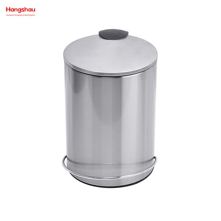 Contenedores de basura con pedal de plástico para el hogar de 3L, contenedor de basura con pedal de diseño patentado para bote de basura interior, bote de basura simple, bote de basura para baño