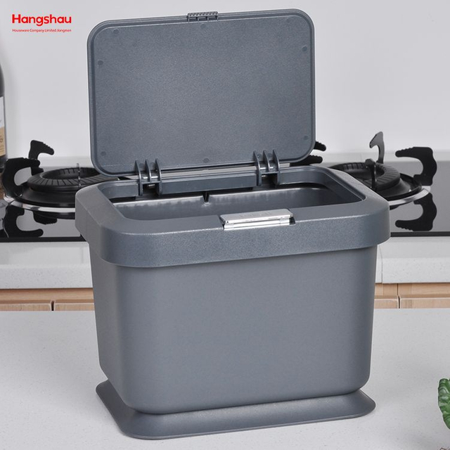 Bote de basura rectangular de la comida de la cocina del compartimiento plástico del abono del fabricante directo