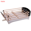  Estante para platos de aleación de aluminio sobre el organizador del fregadero Soporte de cocina Estante para platos Estante para platos para encimera Portavasos Secado de metal Estante para bandejas para platos de plástico 