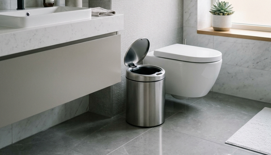 Bote de basura del ba&ntilde;o